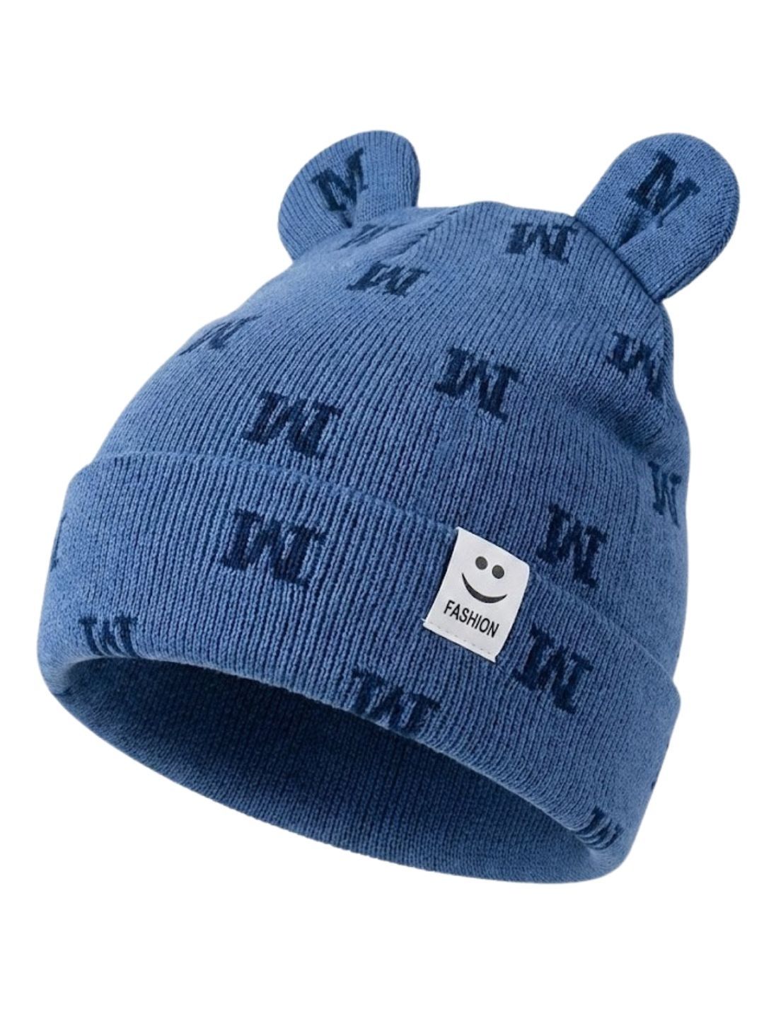 Cdeck Unisex Kids Printed Woollen Beanie-picture-14