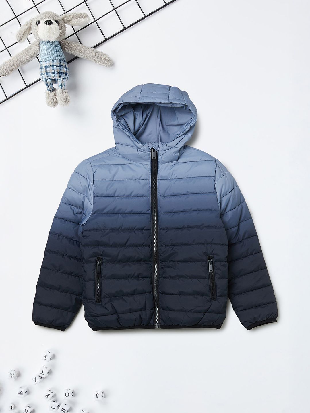 max Boys Colourblocked Lightweight Puffer Jacket-picture-55