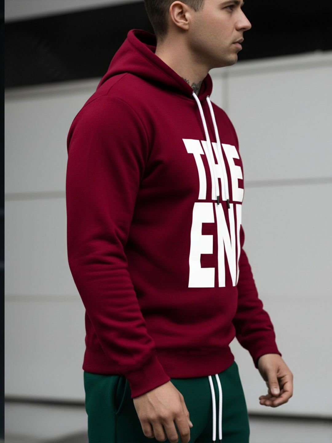 THE BEETEL HOUSE Men Typography Printed Hooded T-shirt-picture-17