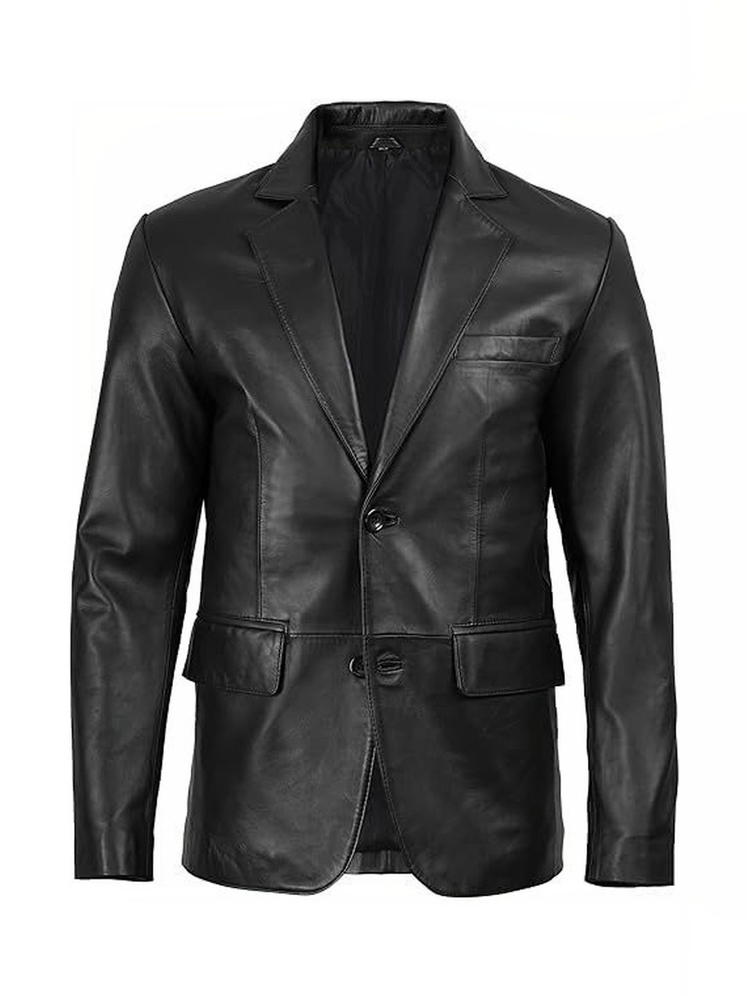 Ranujapir Single-Breasted Notched Lapel Blazer-picture-42
