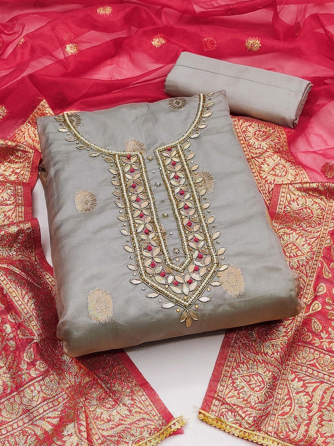 Maroosh Embroidered Unstitched Dress Material-picture-14