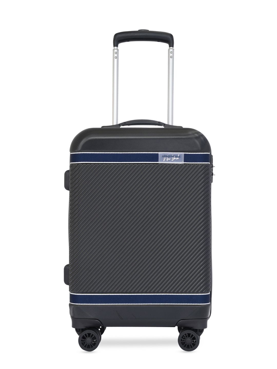Aeropostale Textured Hard-Sided Cabin Trolley Bag-image-36