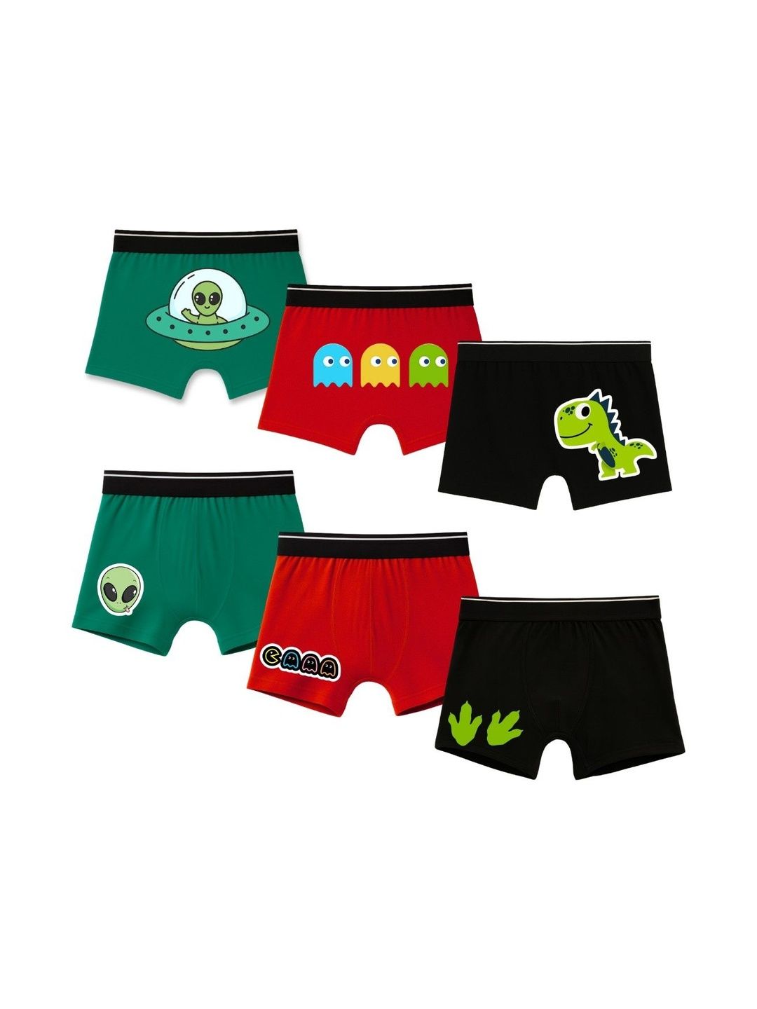 ADORE A BOO Pack of 3 Printed Long Trunk-picture-55