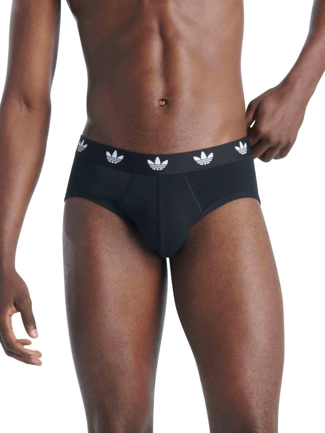 ADIDAS Originals Pack of 3 Cotton Mid-Rise Basic Briefs-image-34