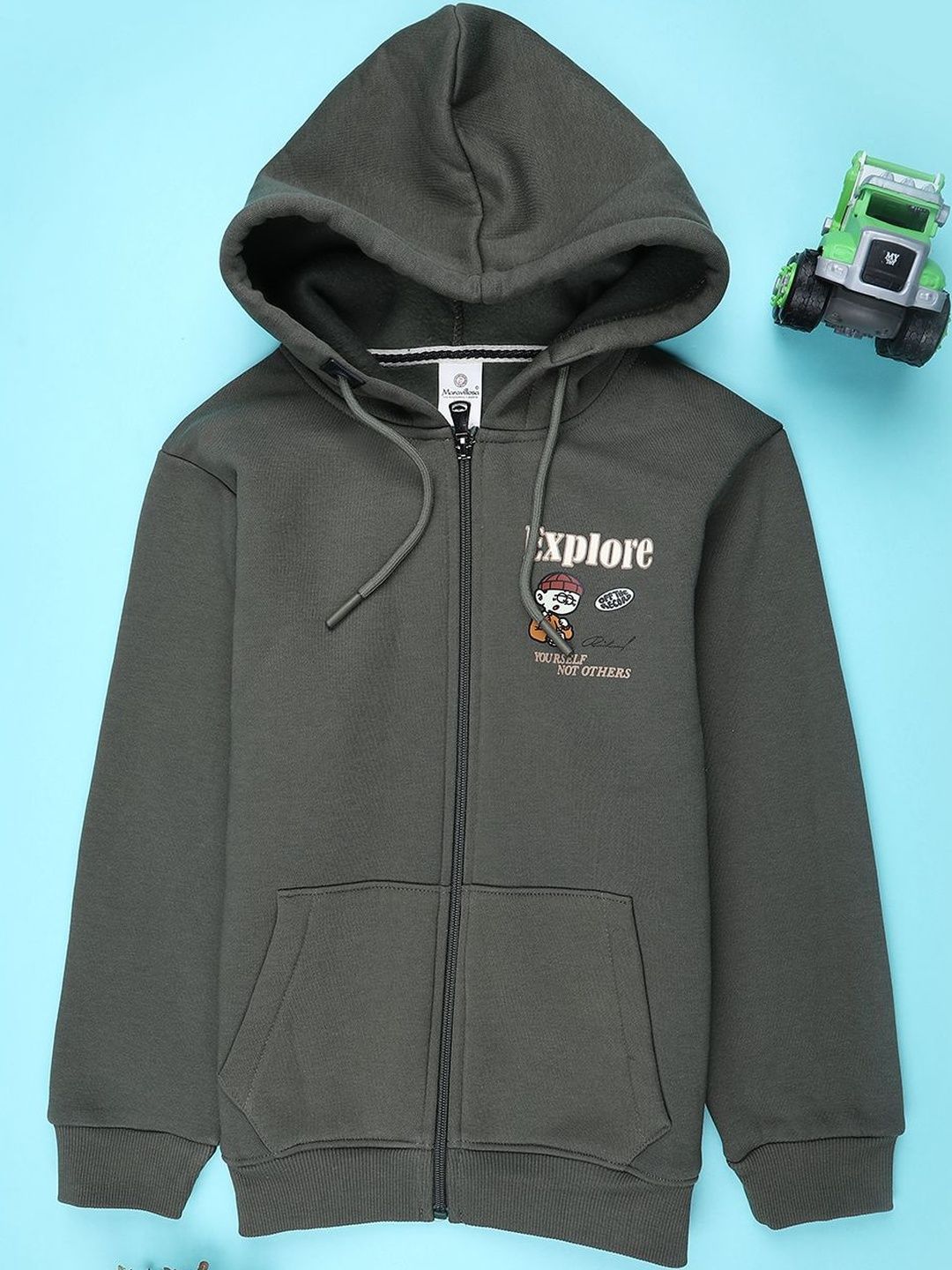 V-Mart Boys Printed Hooded Sweatshirt-picture-25