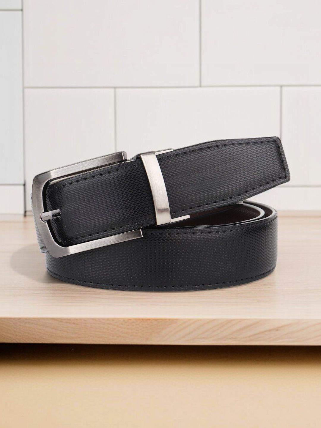 Killer Men Textured Reversible Formal Belt-picture-28