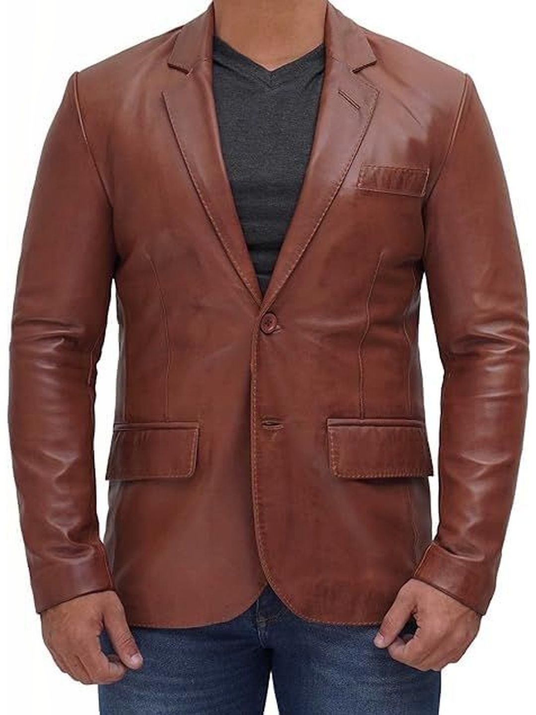 Tokio Enterprise Notched Lapel Single-Breasted Casual Blazers-picture-32