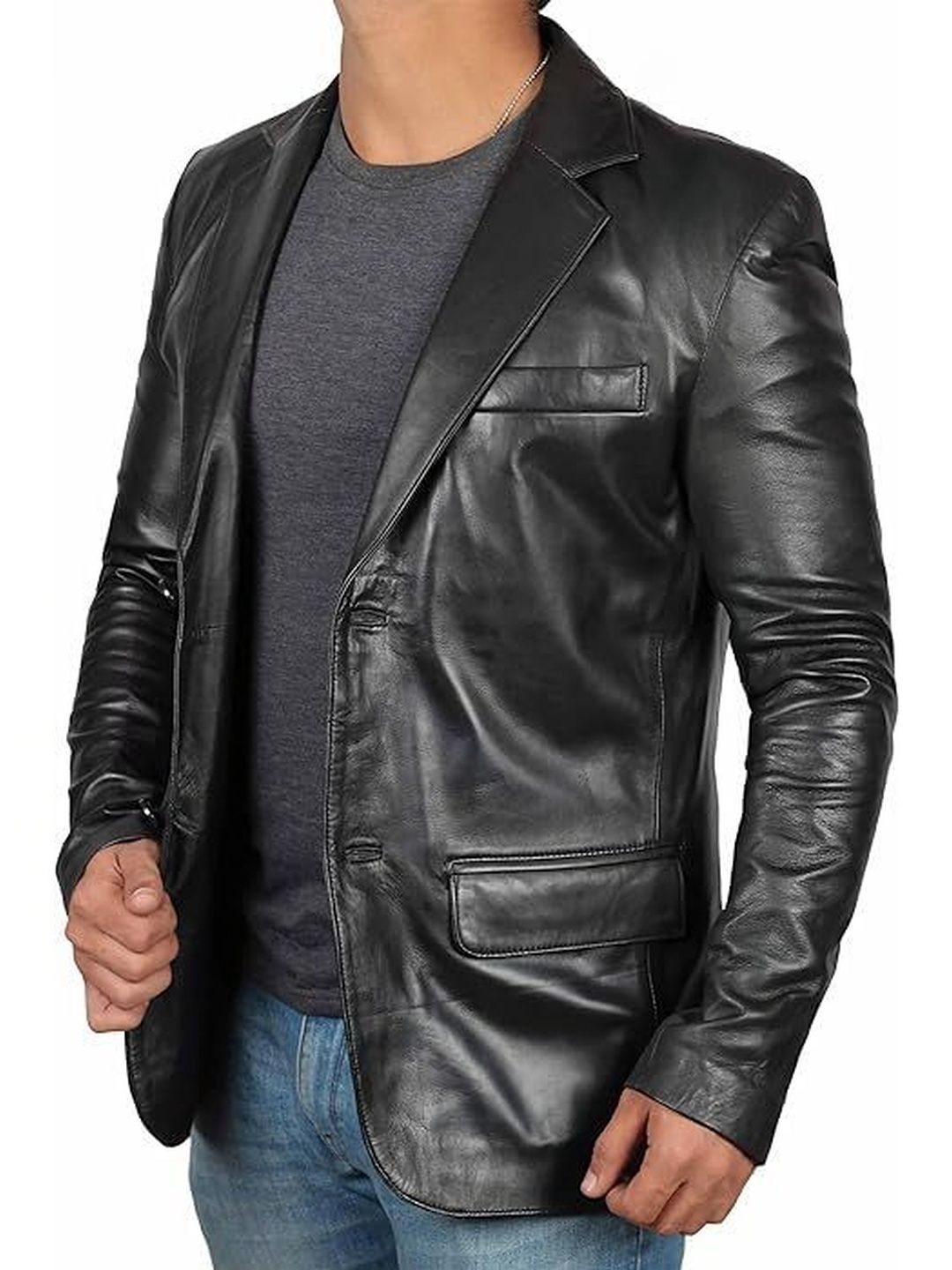 Tokio Enterprise Notched Lapel Single-Breasted Casual Blazers-picture-48