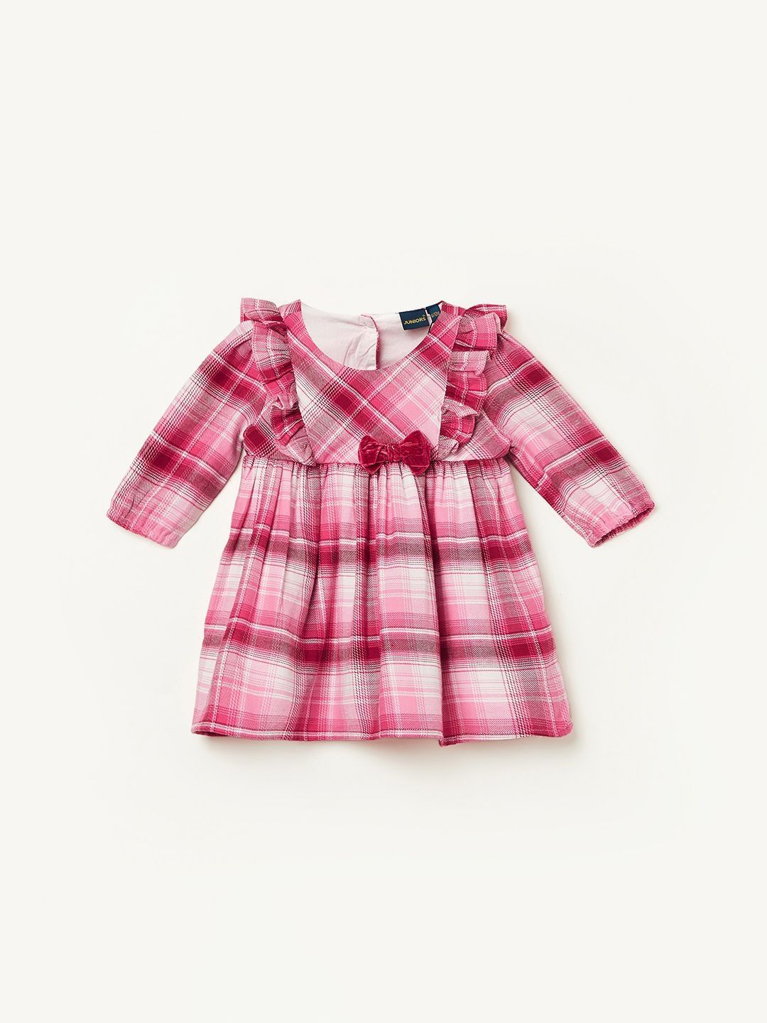 Juniors by Lifestyle Checked A-Line Midi Dress-picture-50