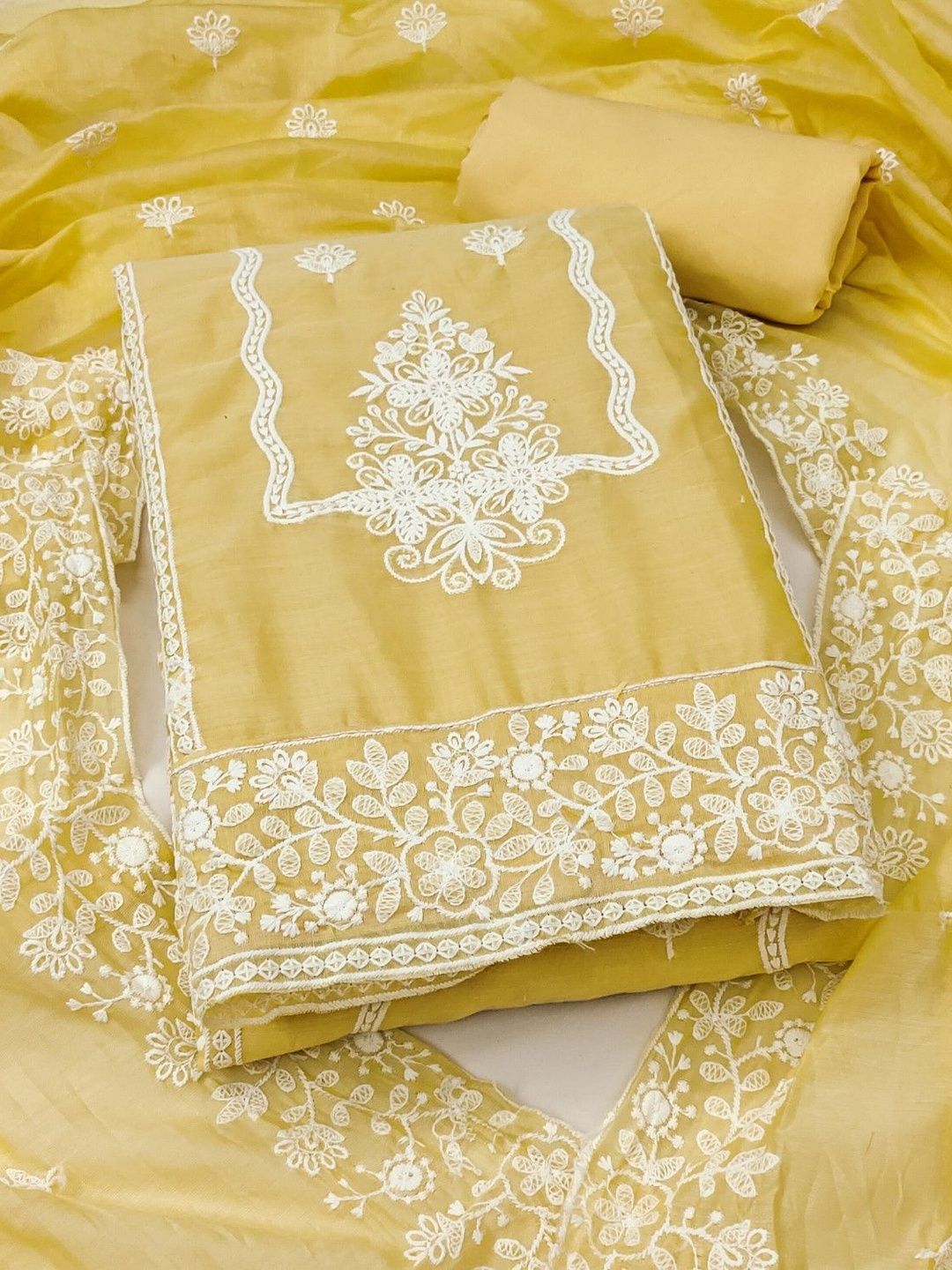 KALINI Embroidered Unstitched Dress Material-picture-30