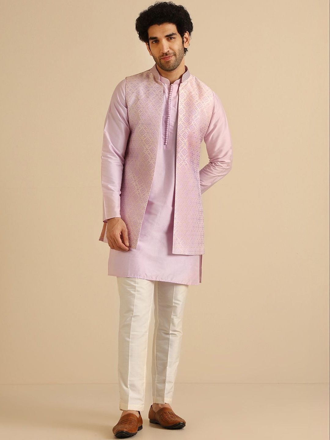 KISAH Men Regular Kurta with Trousers-picture-38