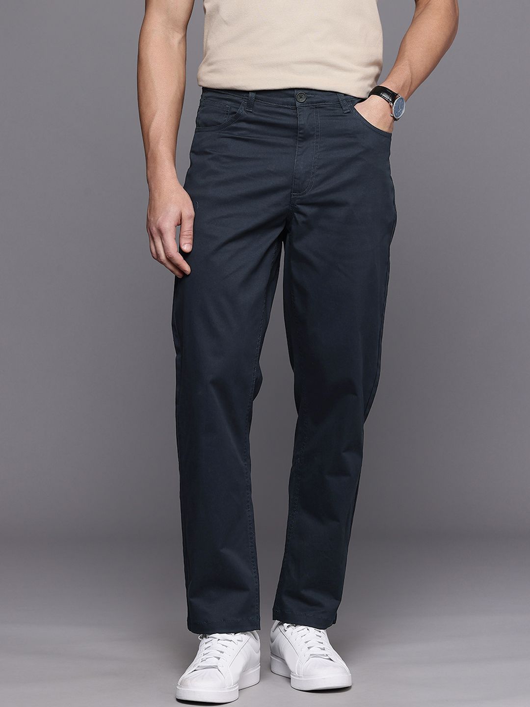 Louis Philippe Jeans Men Chinos Trousers-picture-44