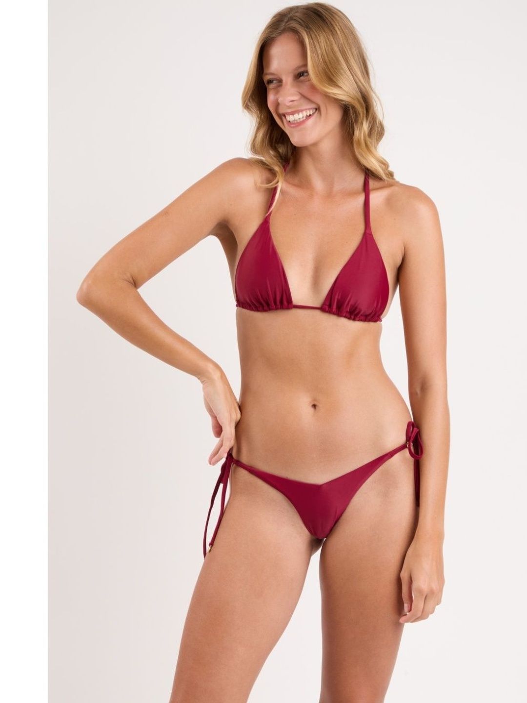 ANSHFAB Halter Neck Swim Bikini Set-picture-54