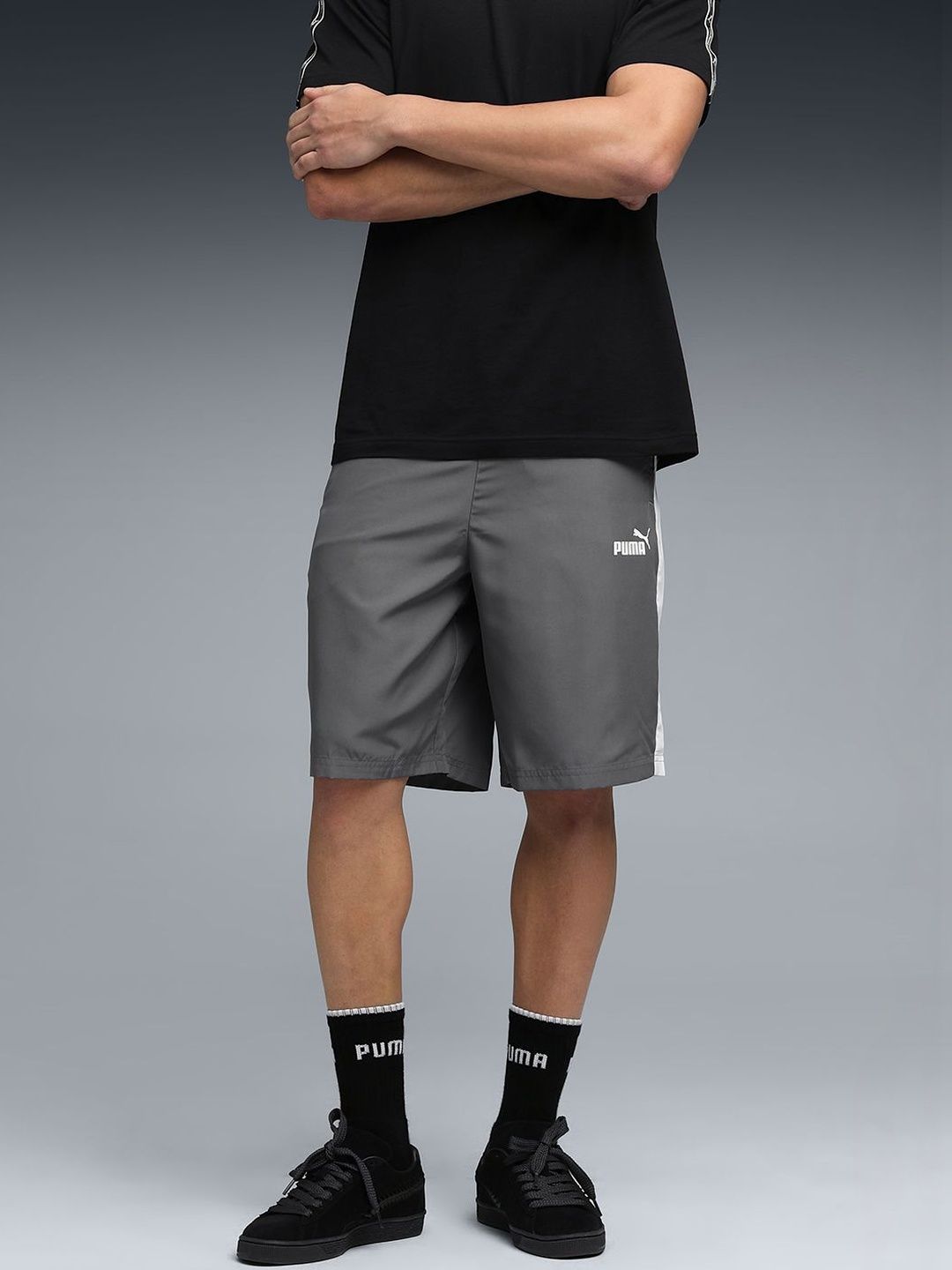 Puma Essentials Men's Zippered Woven Shorts-picture-11