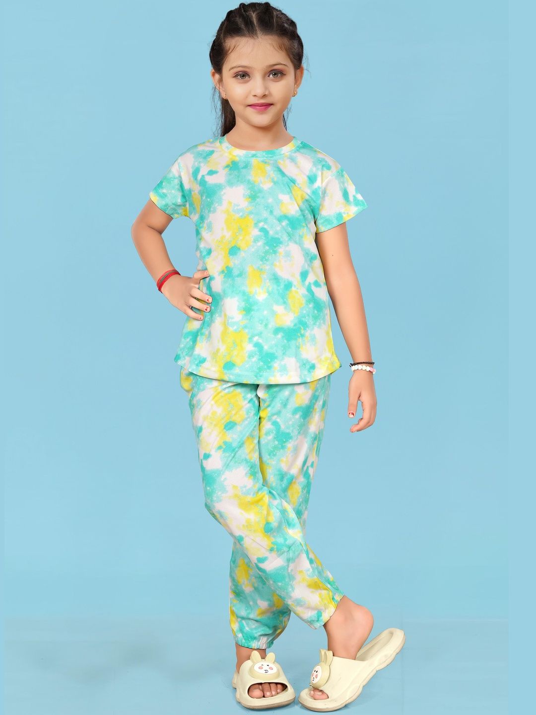 LITBABY Girls Printed Maxi Nightdress-image-49