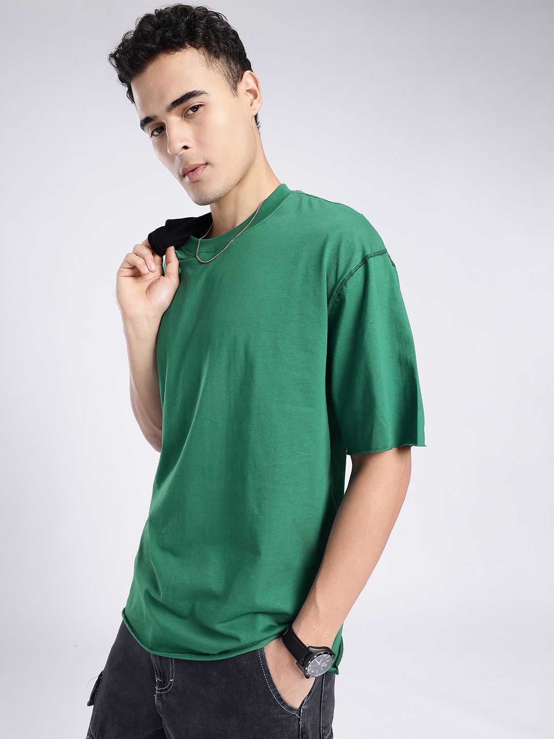 glitchez Relaxed Drop-Shoulder Sleeves T-shirt-picture-27