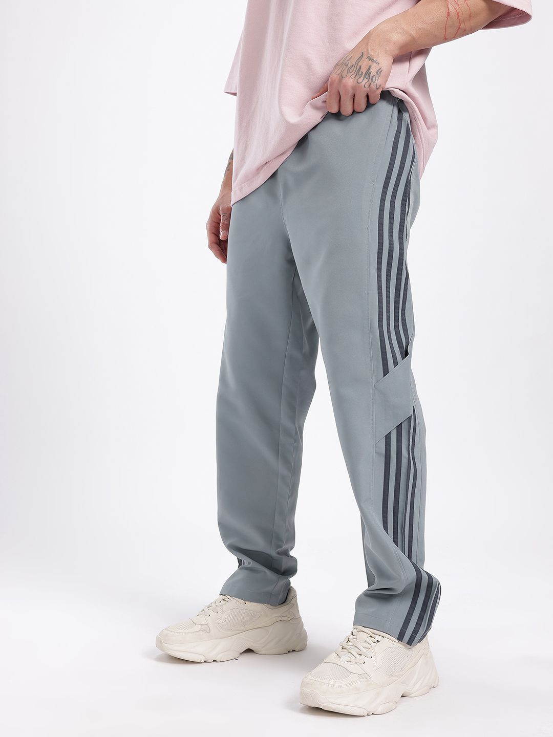 glitchez Men Side-Stripe Track Pants-picture-12