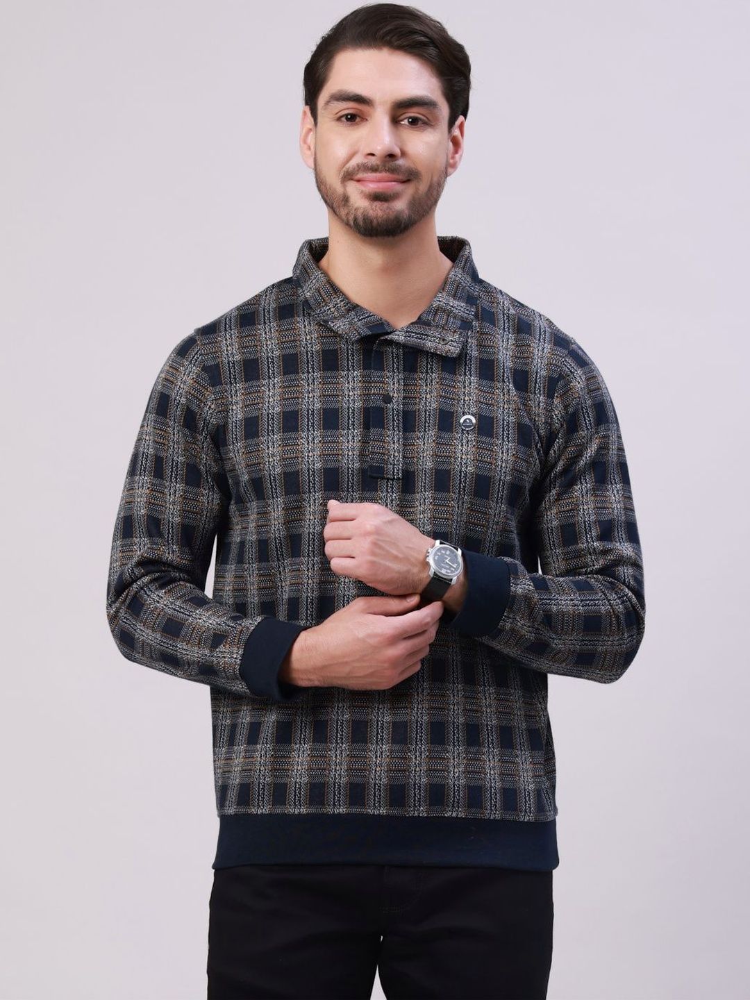 Classic Polo Men Checked Sweatshirt-picture-42