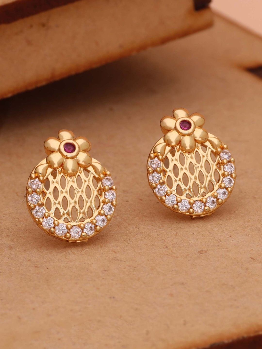 DressBerry Floral Studs Earrings-picture-19