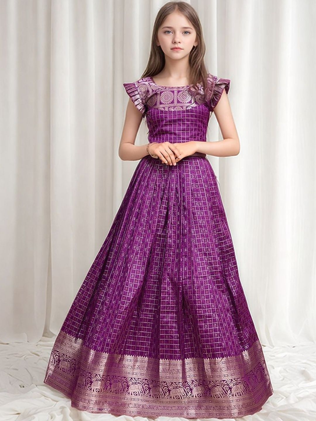 KALANANDI Girls Ready to Wear Lehenga &-picture-16