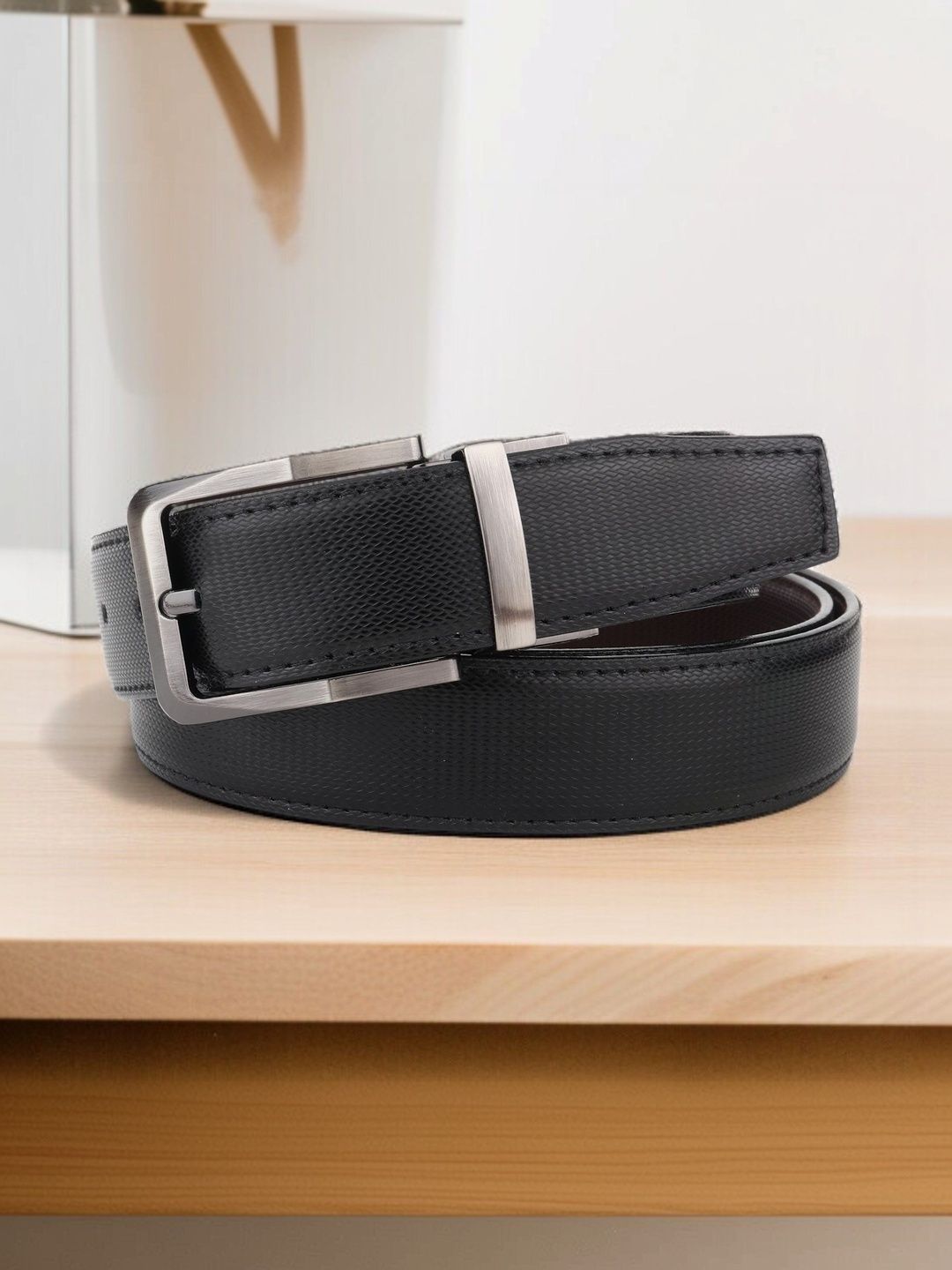 Killer Men Textured Reversible Formal Belt-picture-23