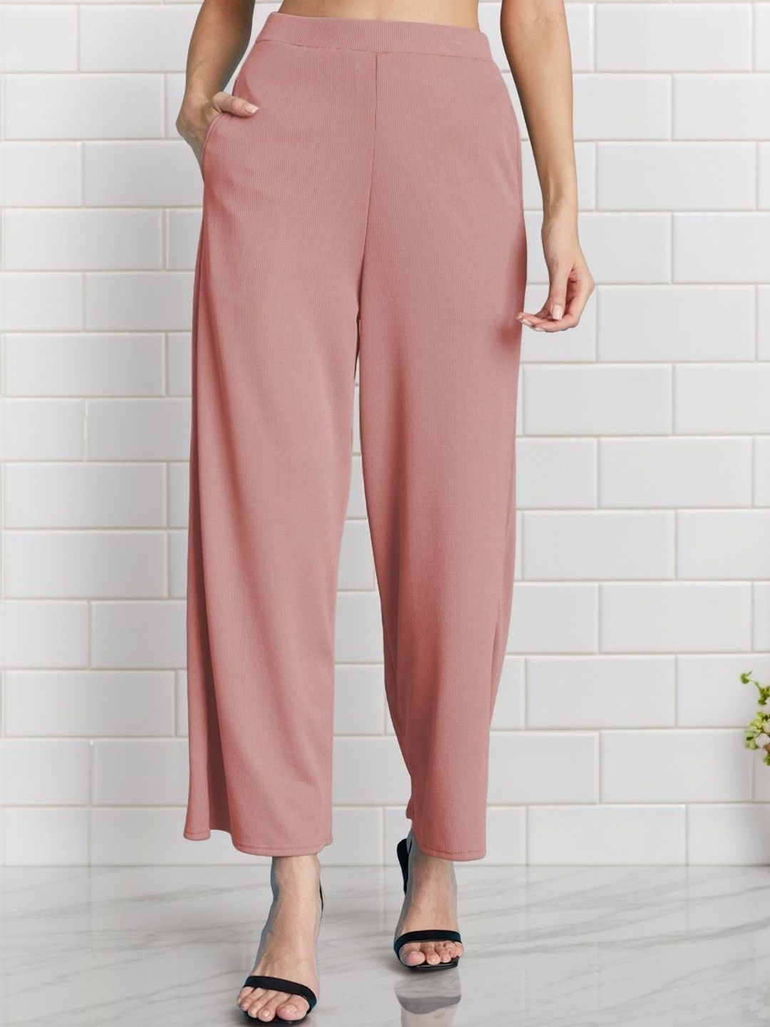 Selvia Edge Women High-Rise Wrinkle Free Trousers-picture-19