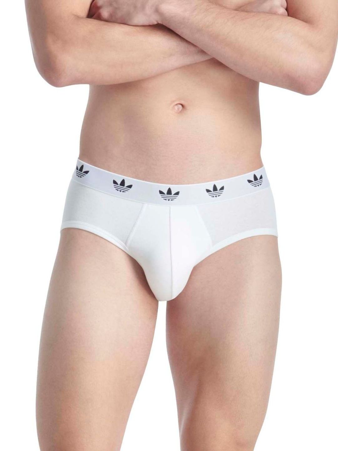 ADIDAS Originals Pack of 3 Cotton Mid-Rise Basic Briefs-image-31