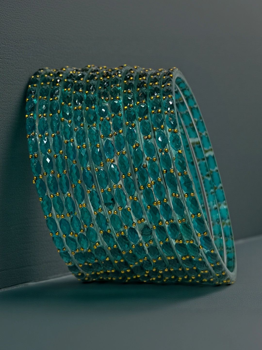 PRIYA KANGAN Set Of 12 Intricate Textured Bangles-picture-20