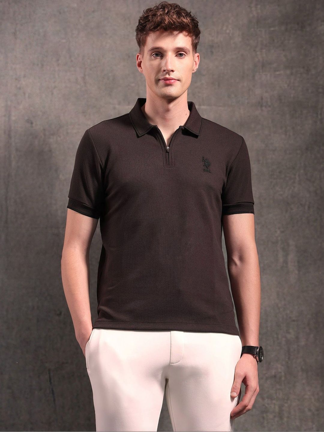 U.S. Polo Assn. Denim Co. Men Polo Collar T-shirt-picture-10