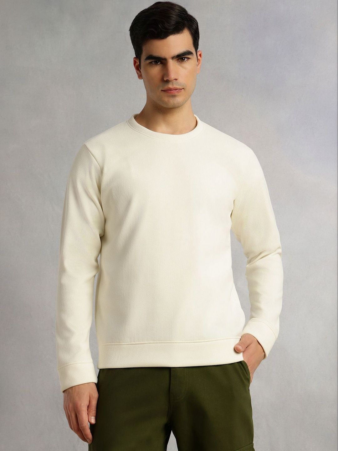 Thomas Scott Men's Round Neck Pullover Sweatshirt-picture-11