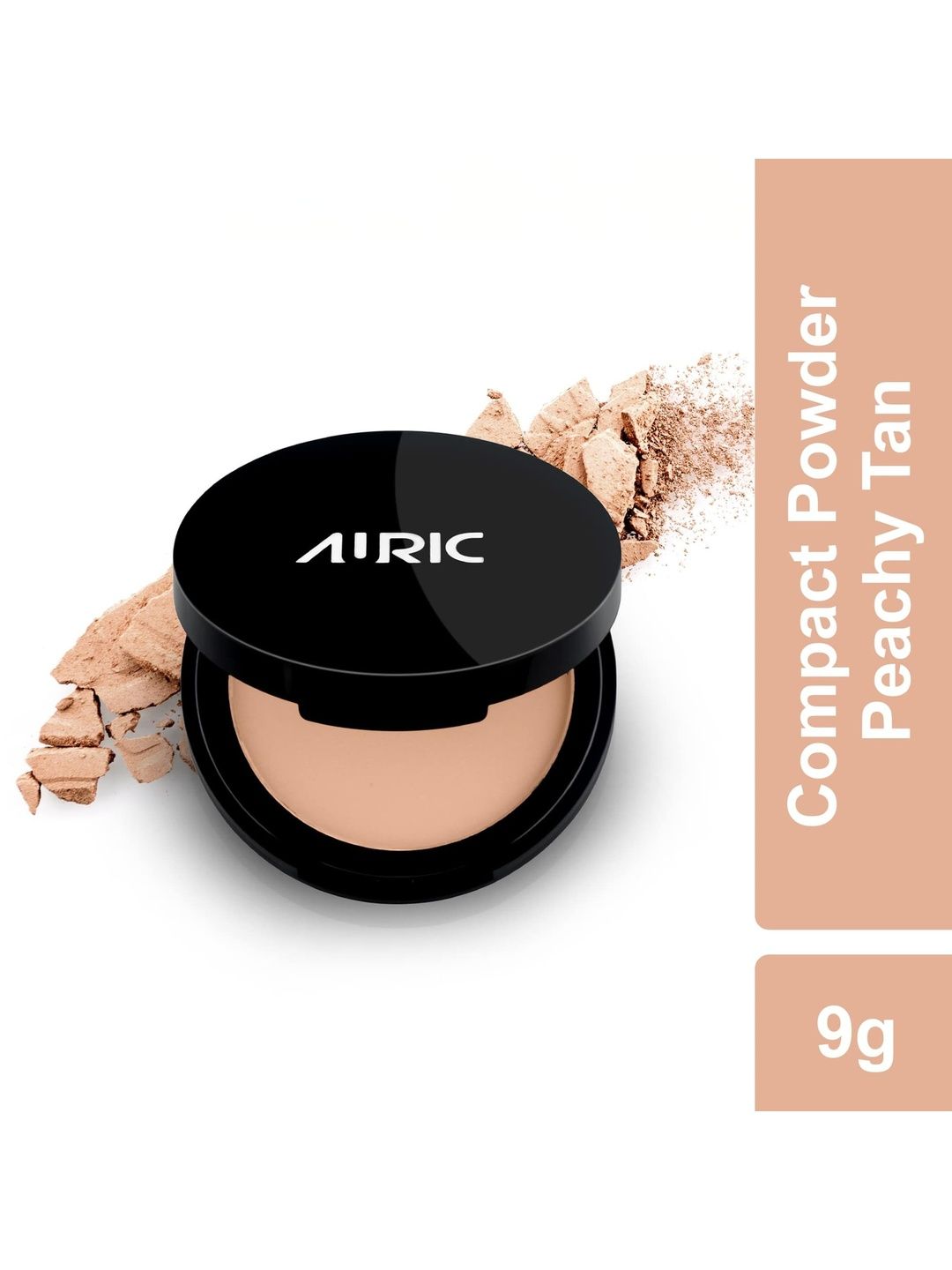 Auric Beauty BlendEasy Compact Powder With Vitamin E - Peachy Tan