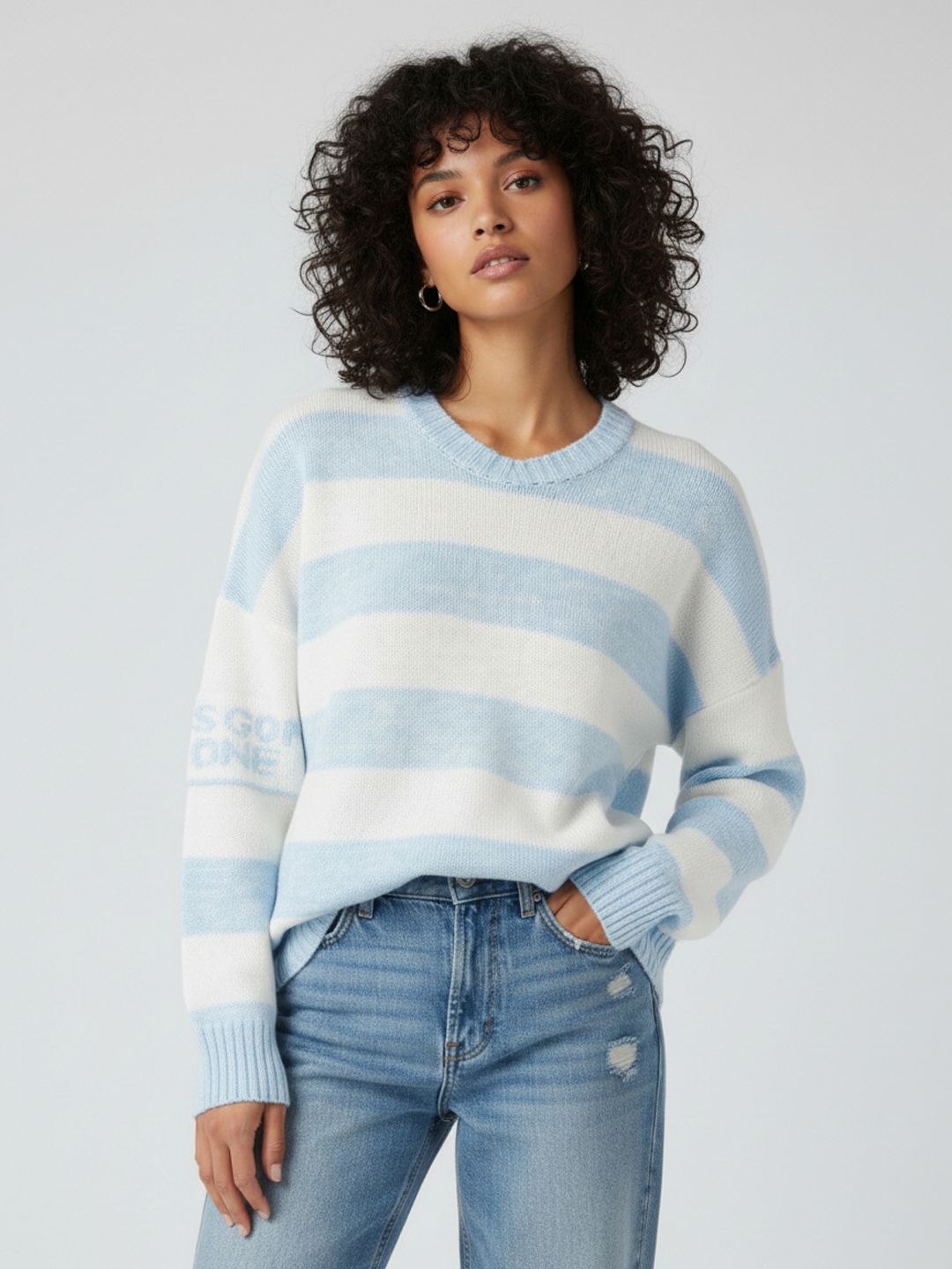 glitchez Striped Oversized Pullover-picture-14