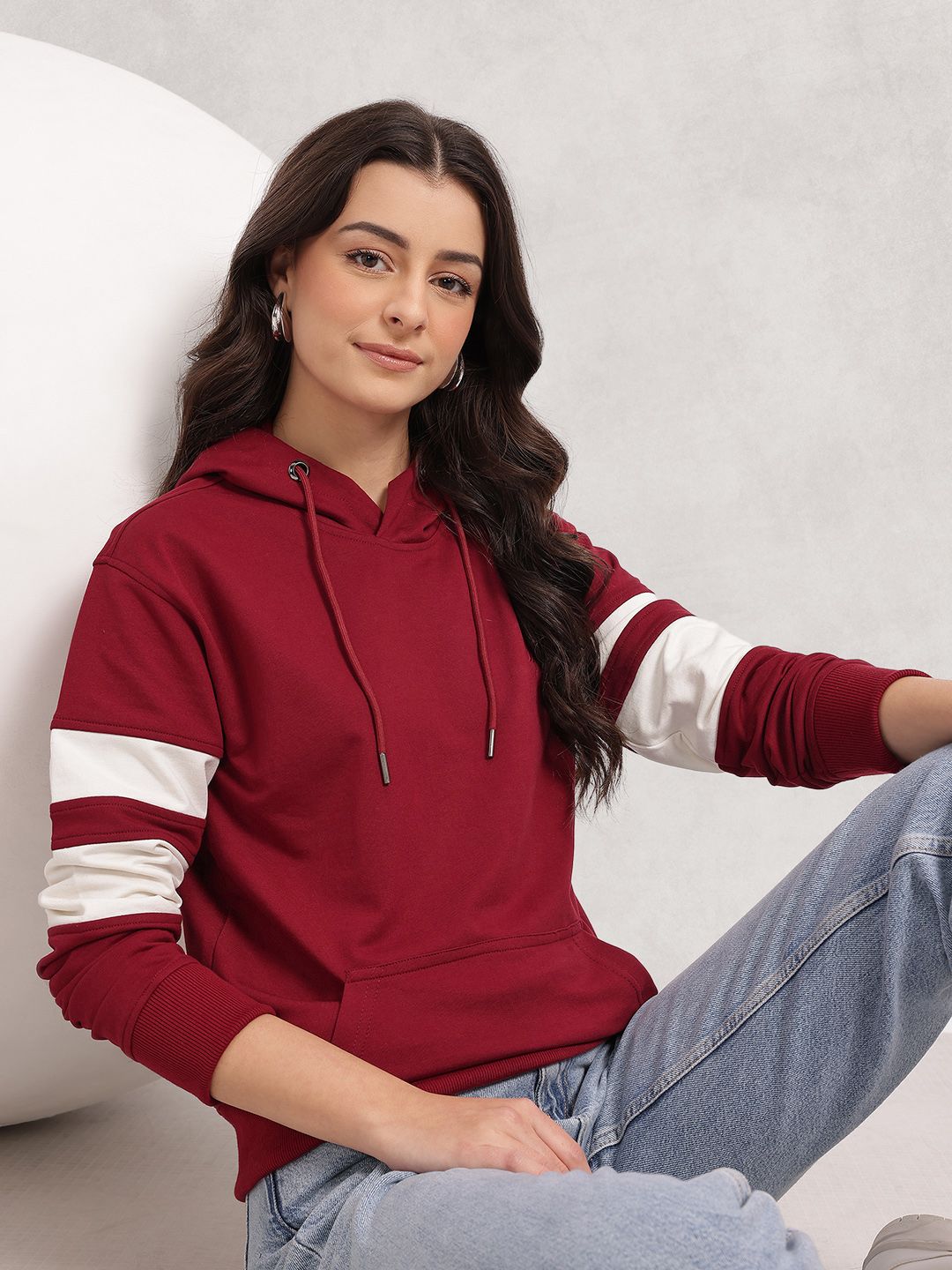 Nautica Solid Hooded Pullover-picture-50