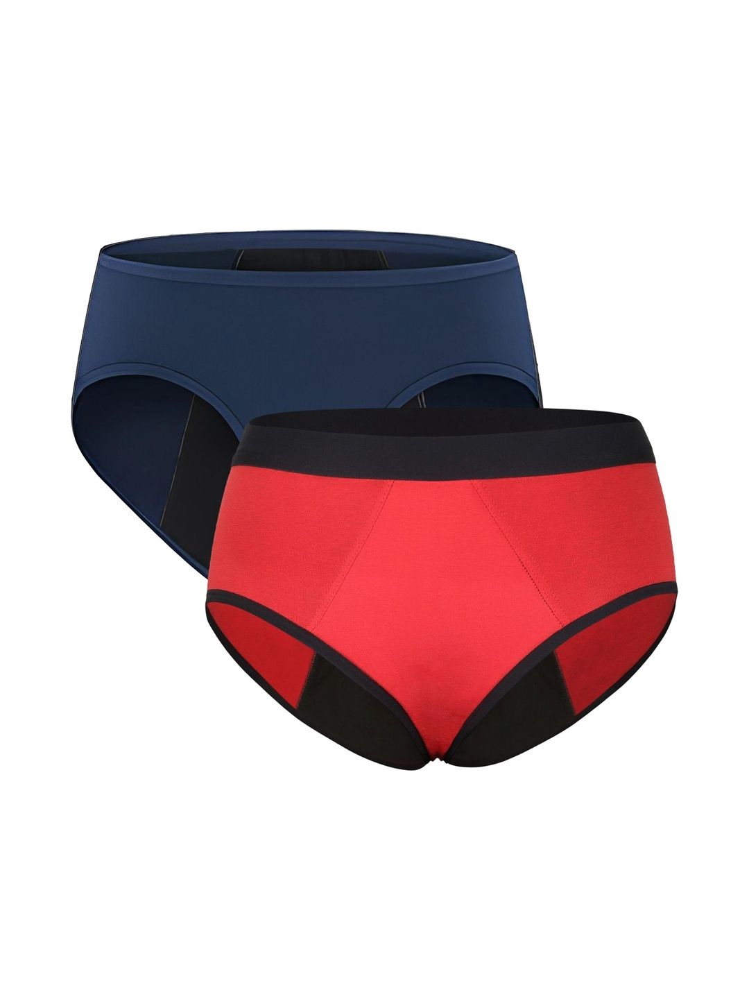 Diving Deep Pack Of 2 Cotton Mid-Rise Period Briefs-picture-32