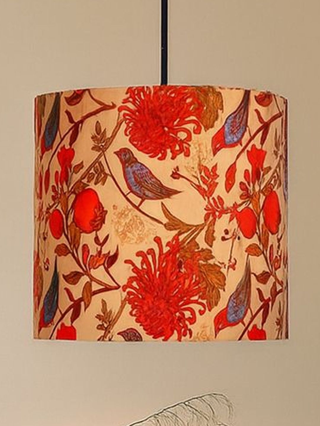 Decorcity Red & Red Printed Ceiling Lamp-picture-14
