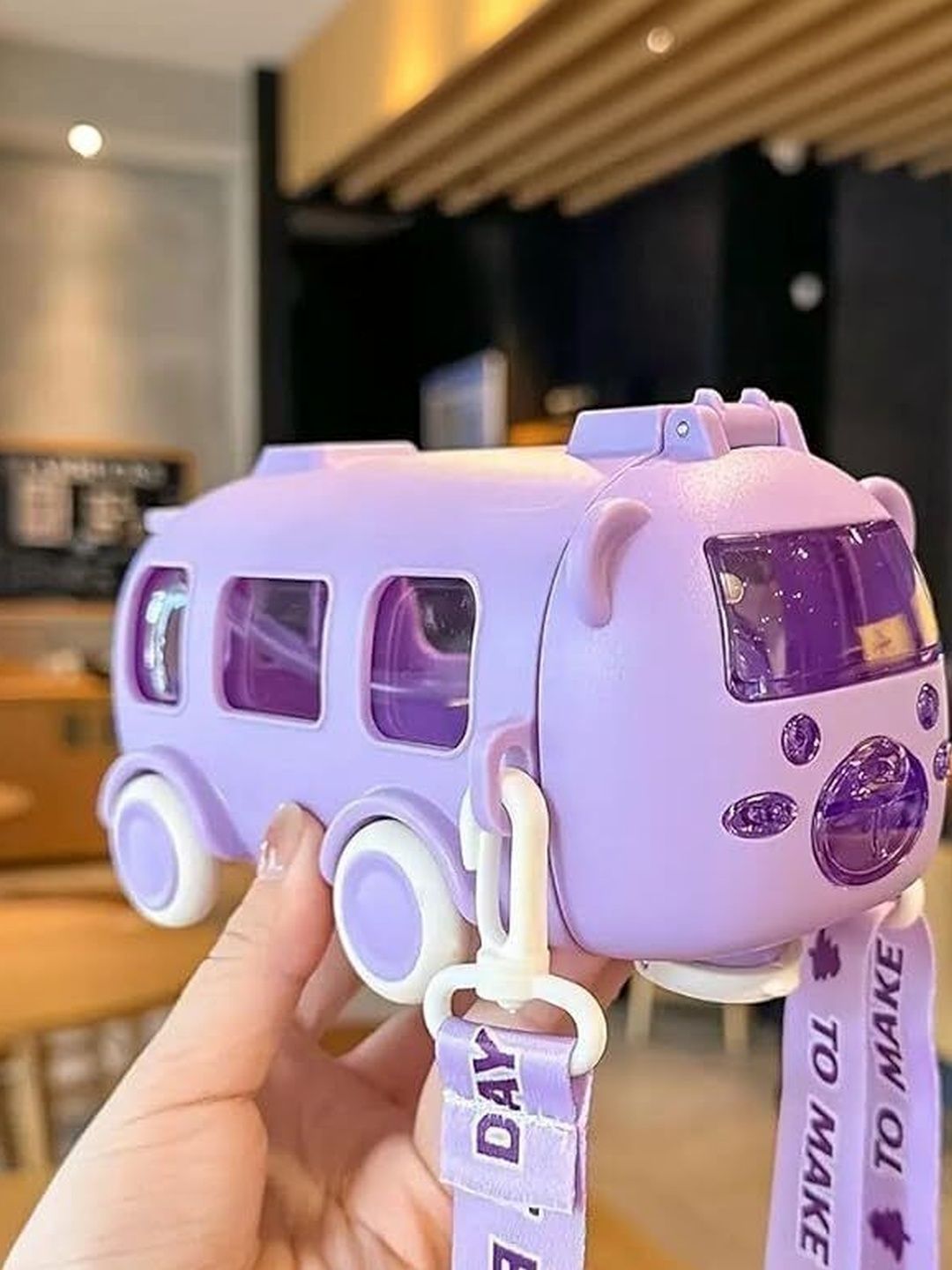 FINIFAB Purple Single Plastic Solid Water Bottle-picture-24