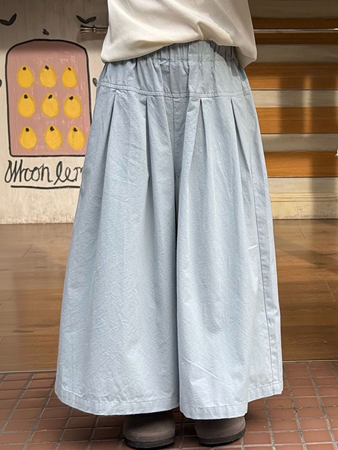 LULU & SKY Unisex Kids Wide Leg Mid-Rise Jeans-picture-17