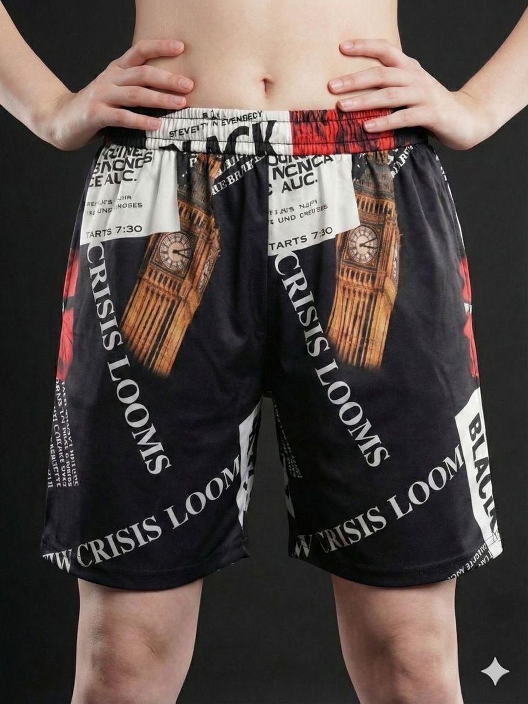 Vagisha Women Typography Printed Outdoor Shorts-picture-10