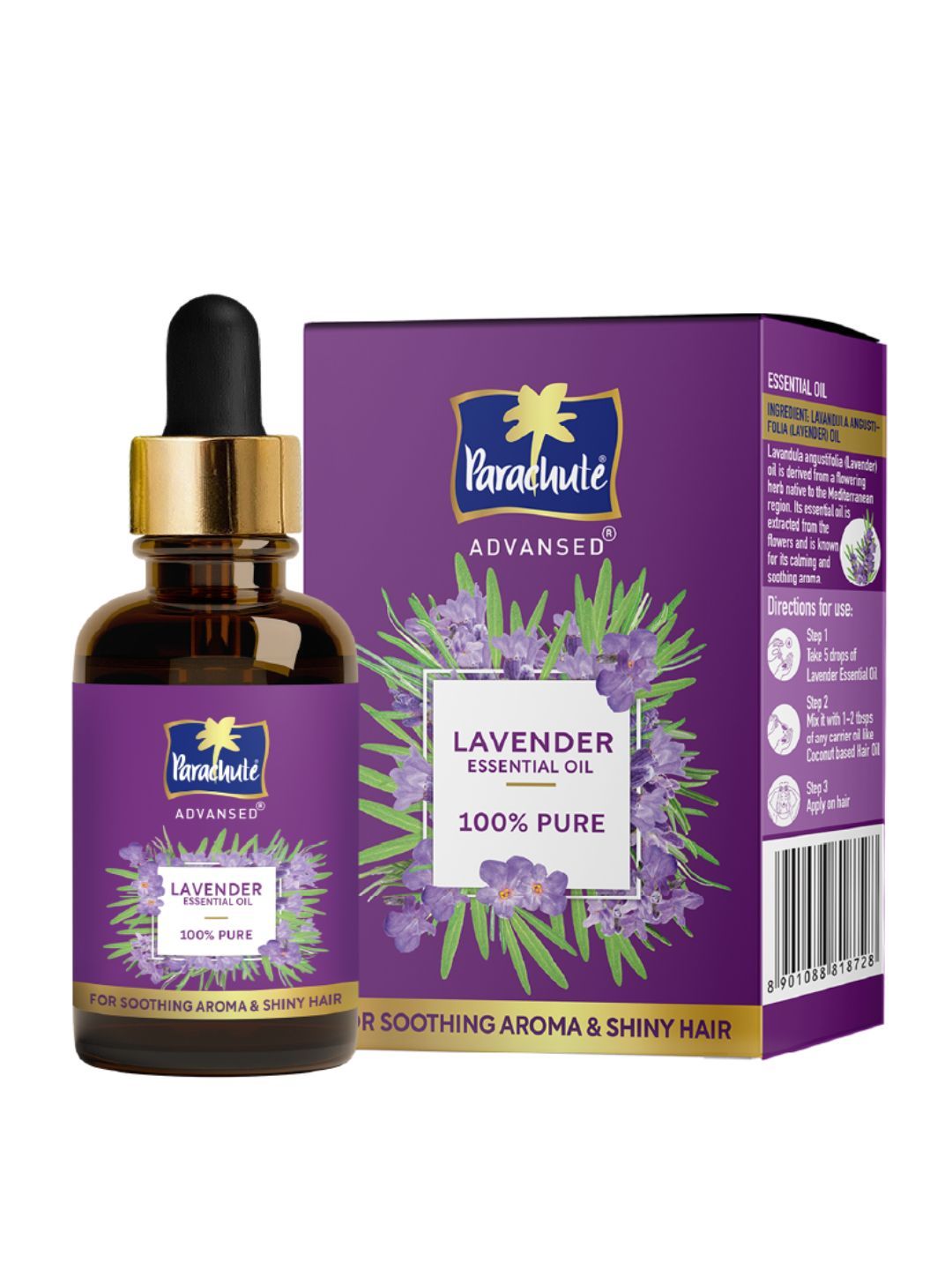 Parachute Advansed Lavender Essential Oil 14ml-image-5