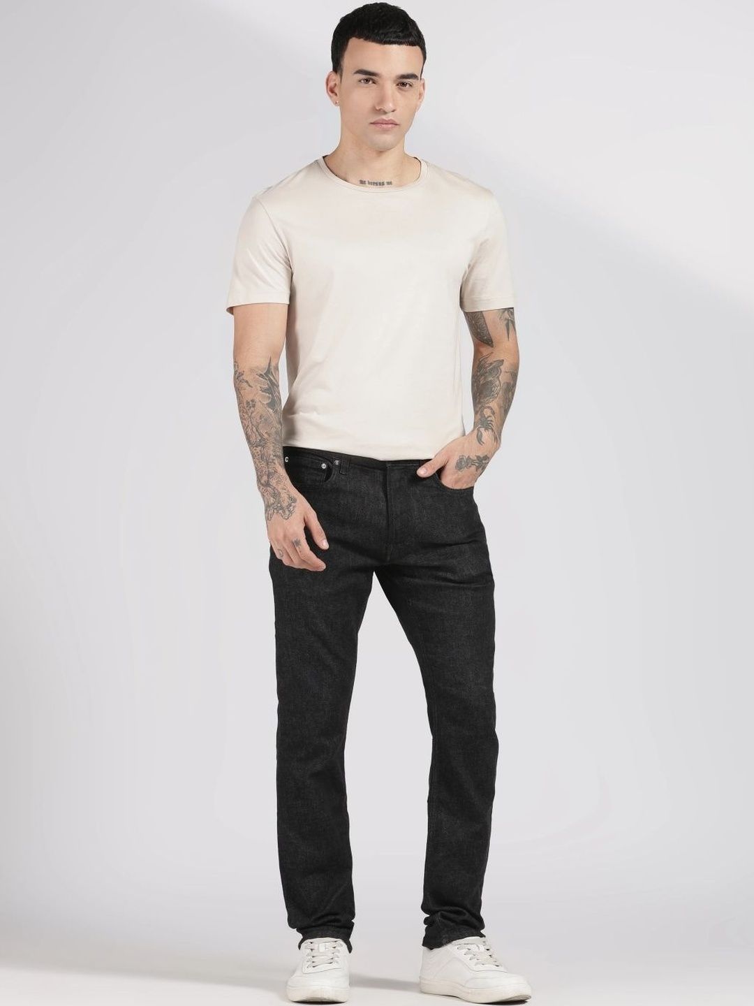 Calvin Klein Jeans Men Regular Fit Mid-Rise Jeans-picture-38