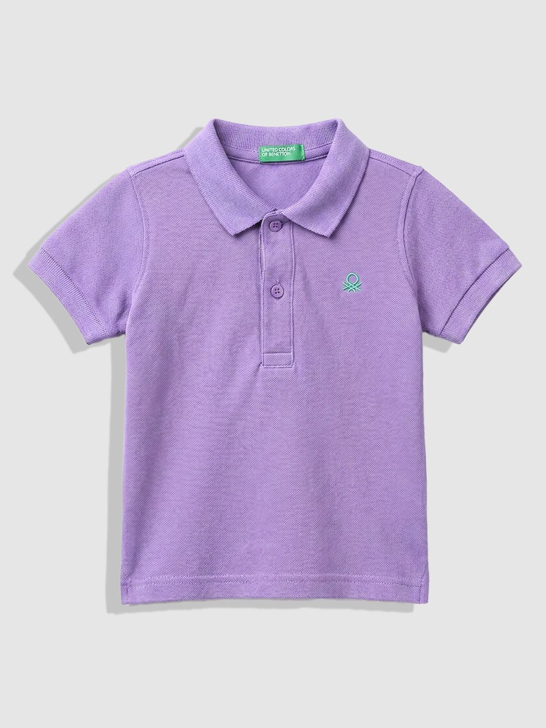 United Colors of Benetton Boys Polo Collar Regular Fit T-Shirt