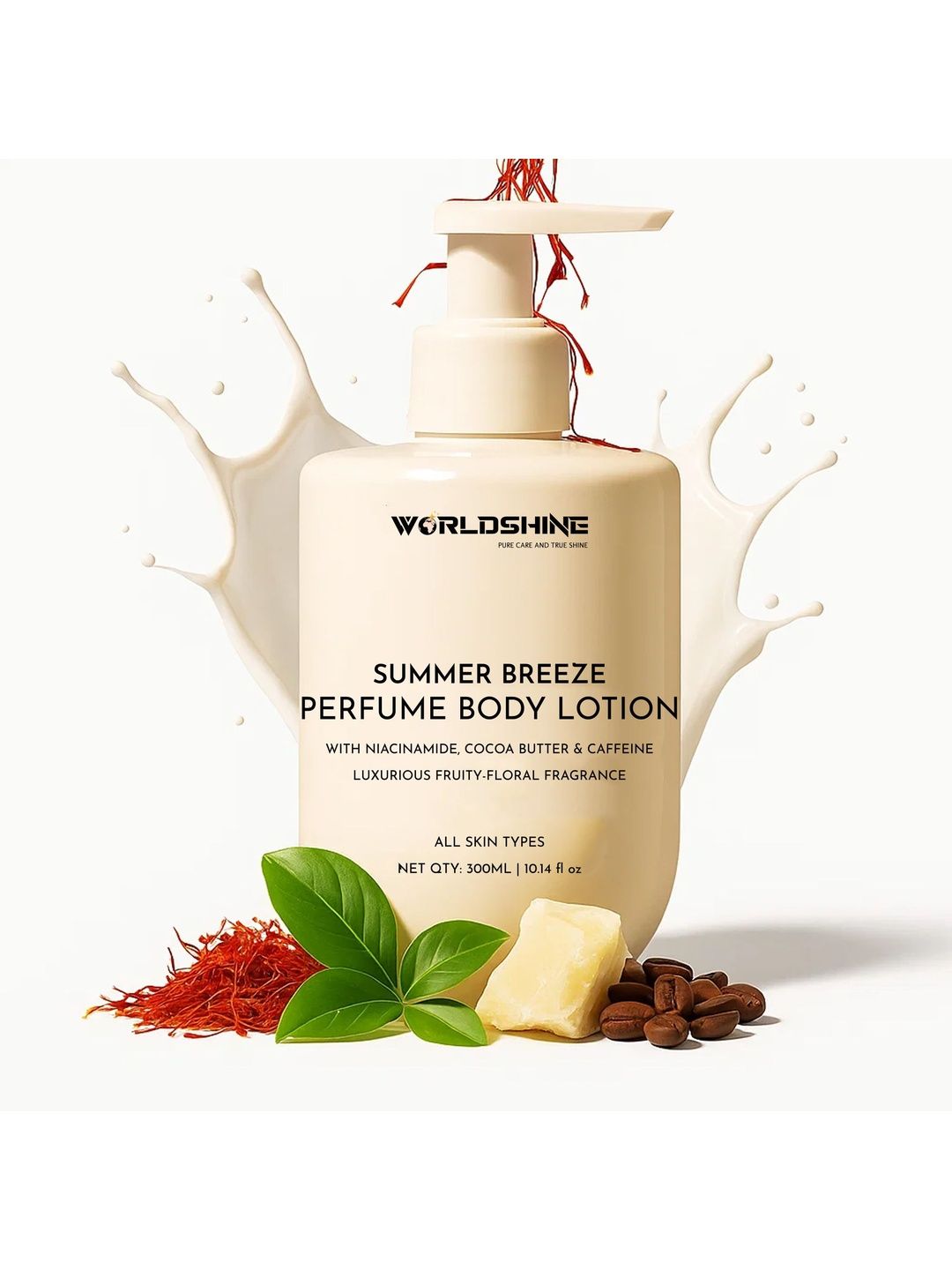 WORLDSHINE Summer Breeze Perfume Body Lotion - 300 ml-image-14
