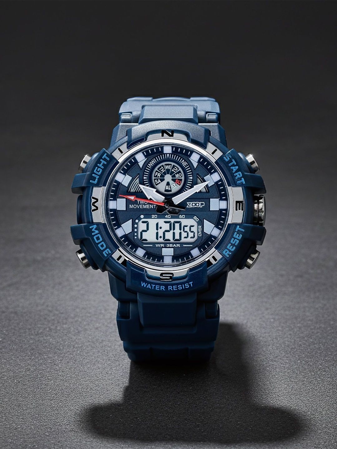 ZOOP from TITAN Boys Dial & Straps Analogue and Digital LED Backlight Watch 16058PP07W-picture-28