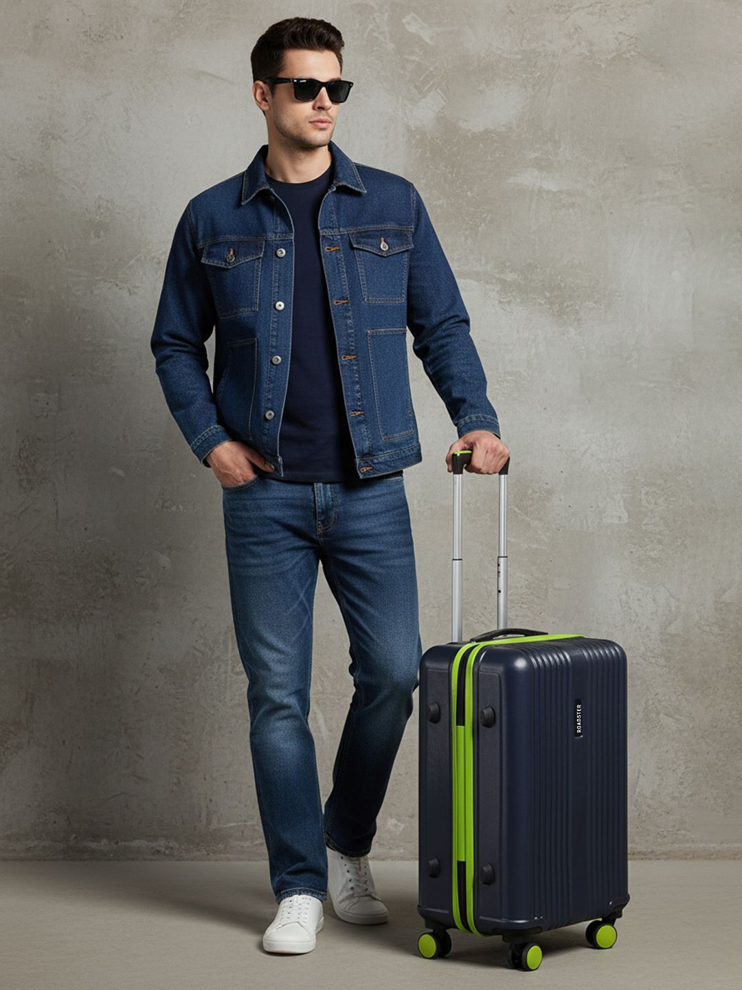 Roadster Textured Hard Medium Suitcase Trolley Bag- 51-100L-picture-14