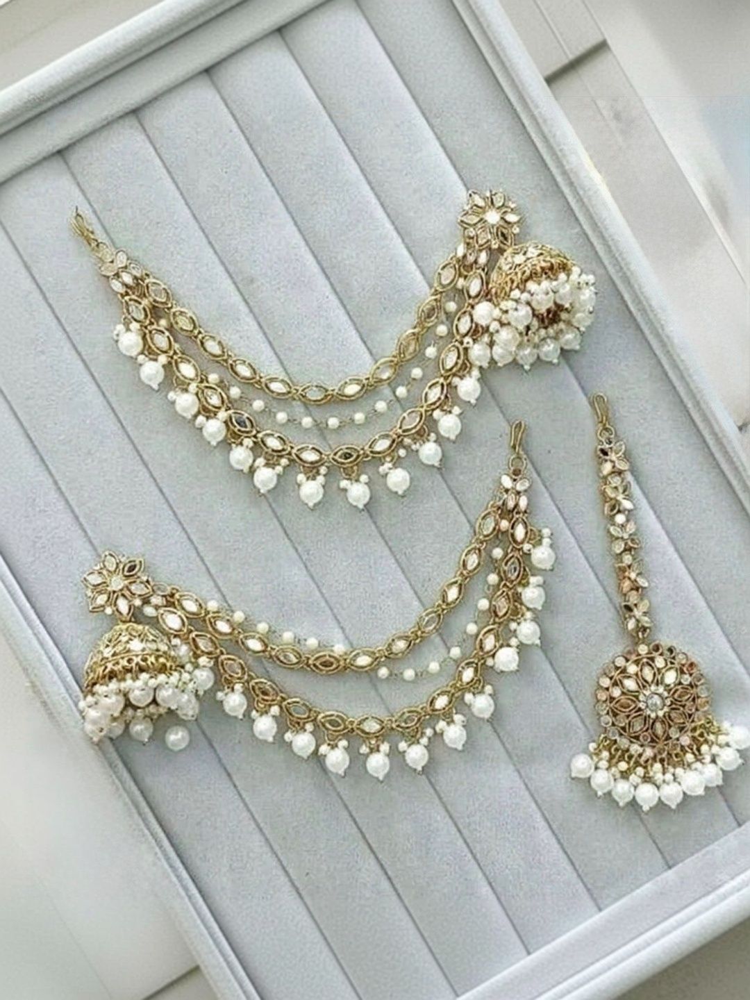 UWISH Stone-Studded and Beaded Jewellery Set-picture-41