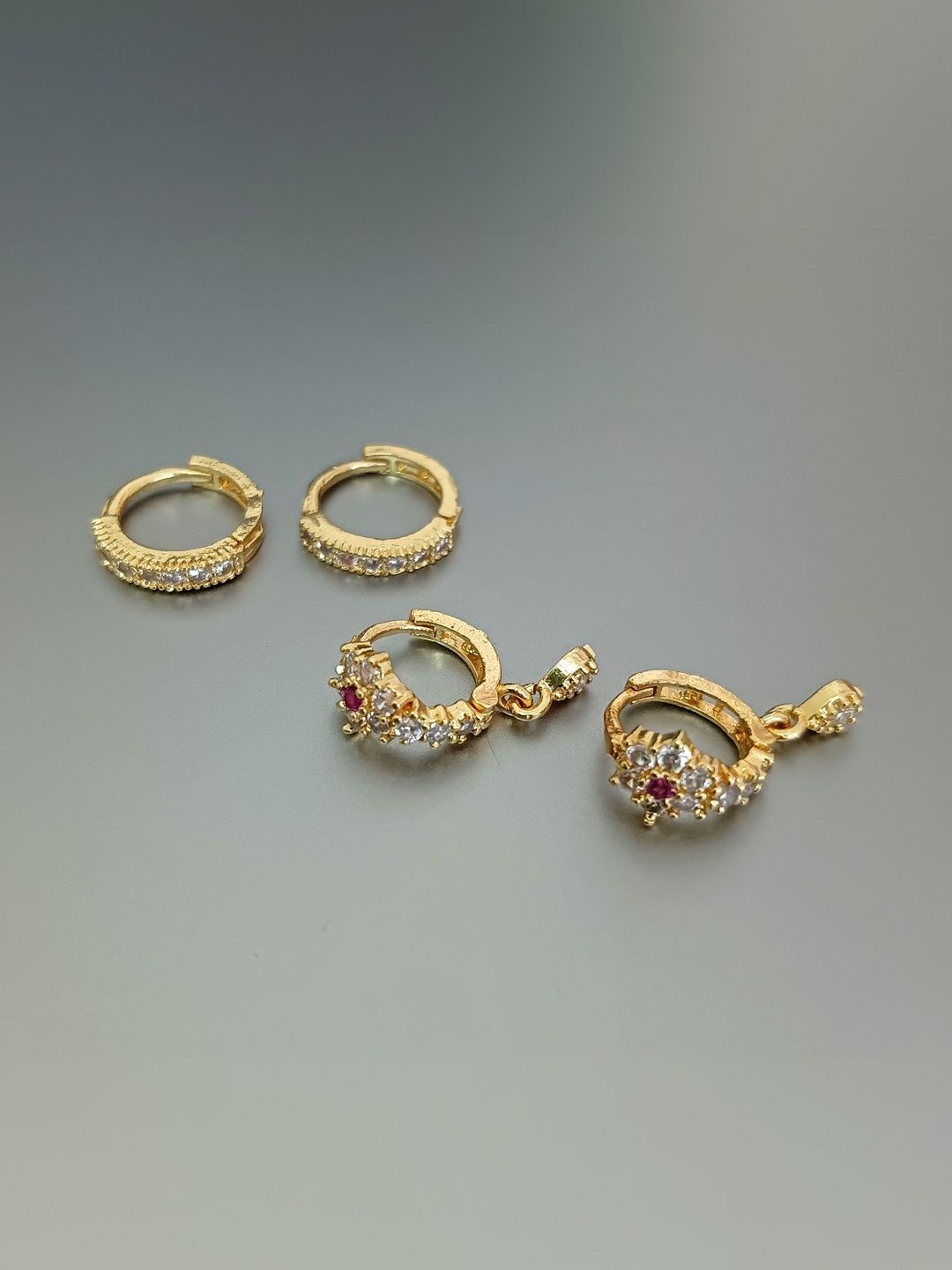 Paridhi Gold-Plated Cubic Zirconia Ring Nosepin-picture-30