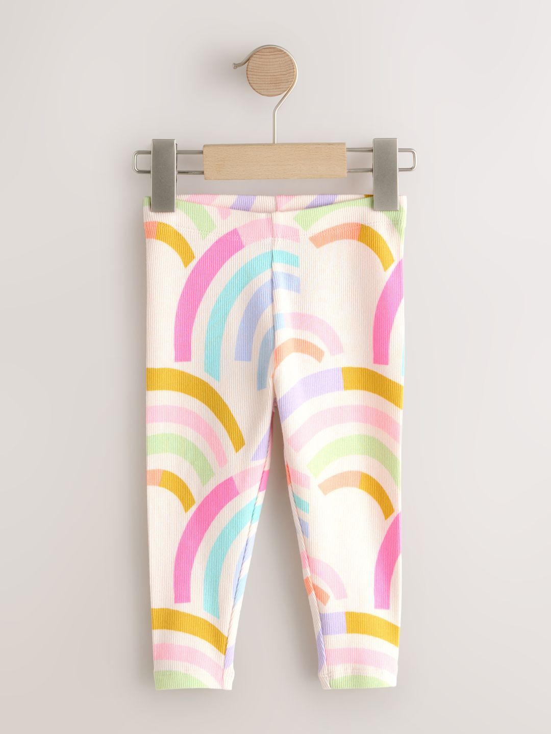 NEXT Girls Ribbed Printed Leggings-picture-45