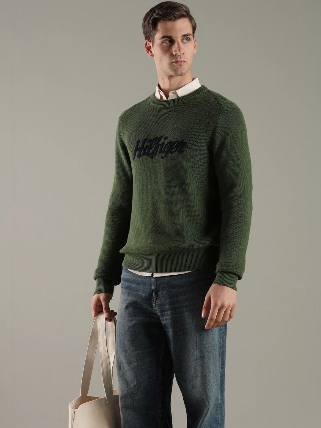 Tommy Hilfiger Men Pullover with Embroidered Detail-picture-35