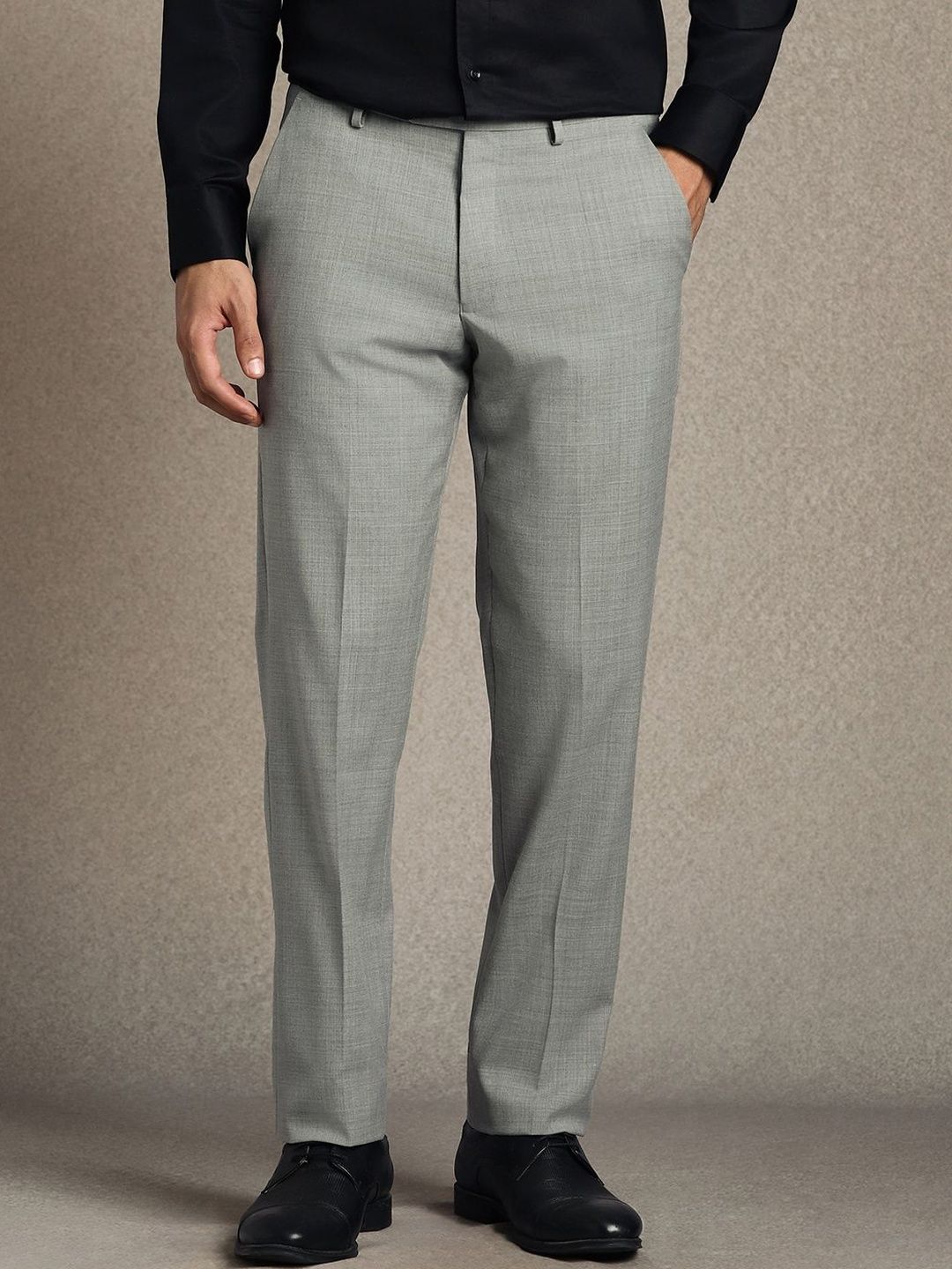 Luxure by Louis Philippe Men Slim Fit Trousers-picture-21