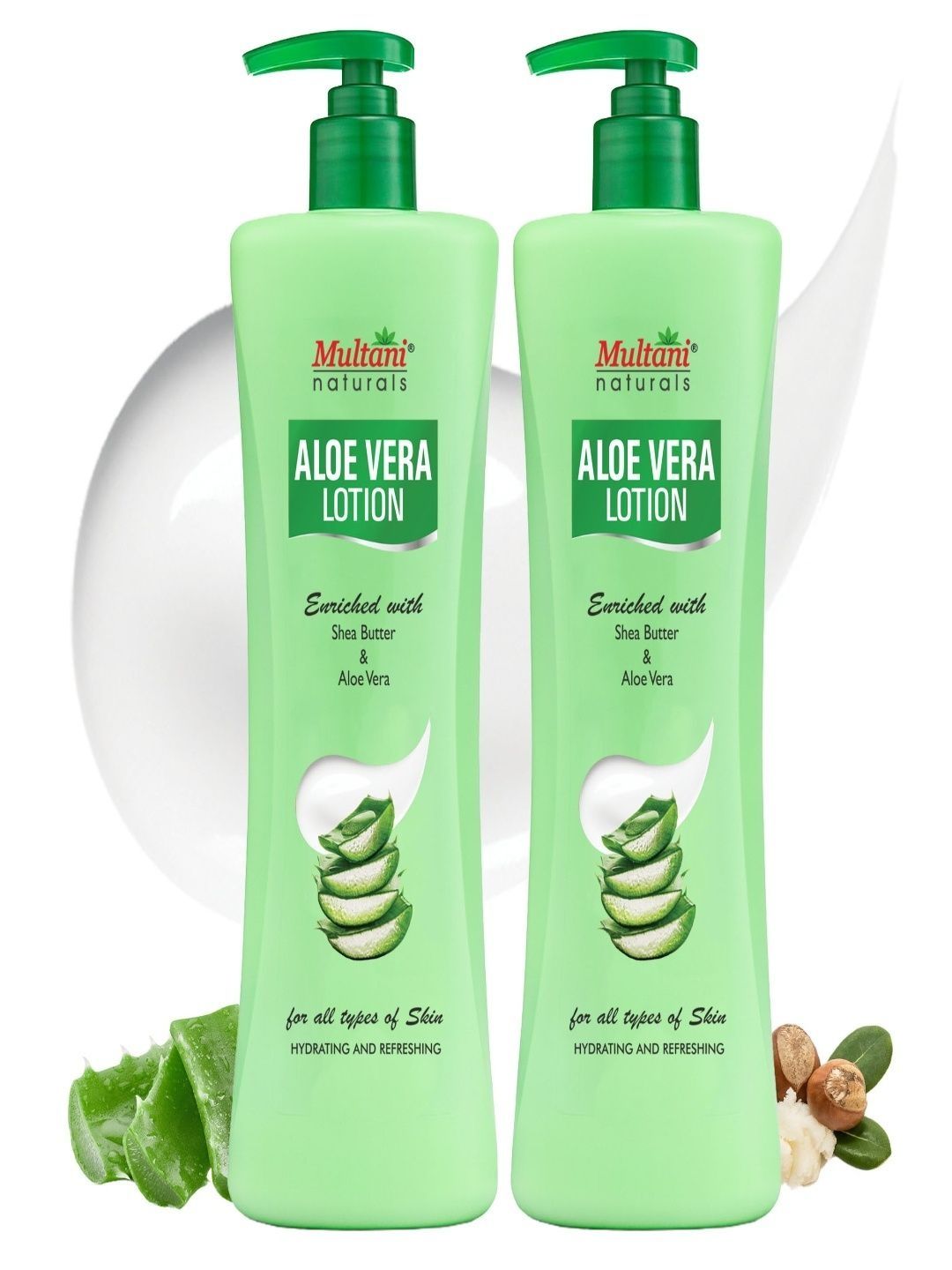 Multani Set Of 2 Aloe Vera Lotion With Shea Butter - 400 ml Each-image-46